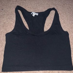 Black crop top